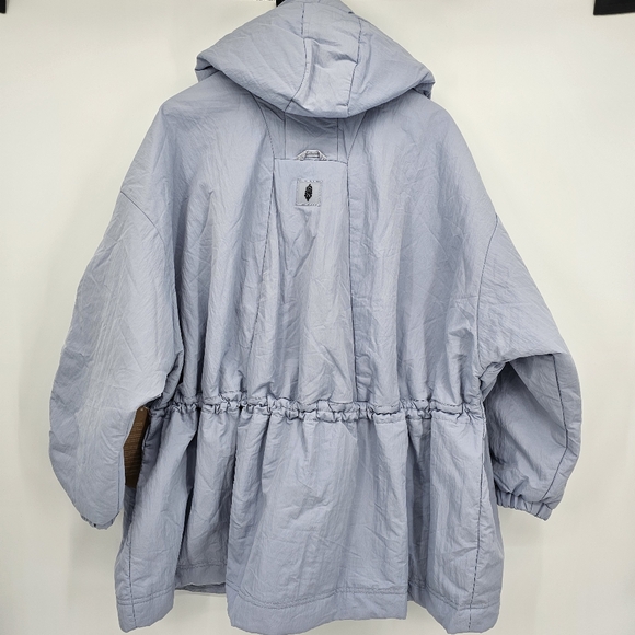 Free People Movement M/L Blue Billie Boxy Lightweight Insulated Jacket Oversize - Picture 4 of 10